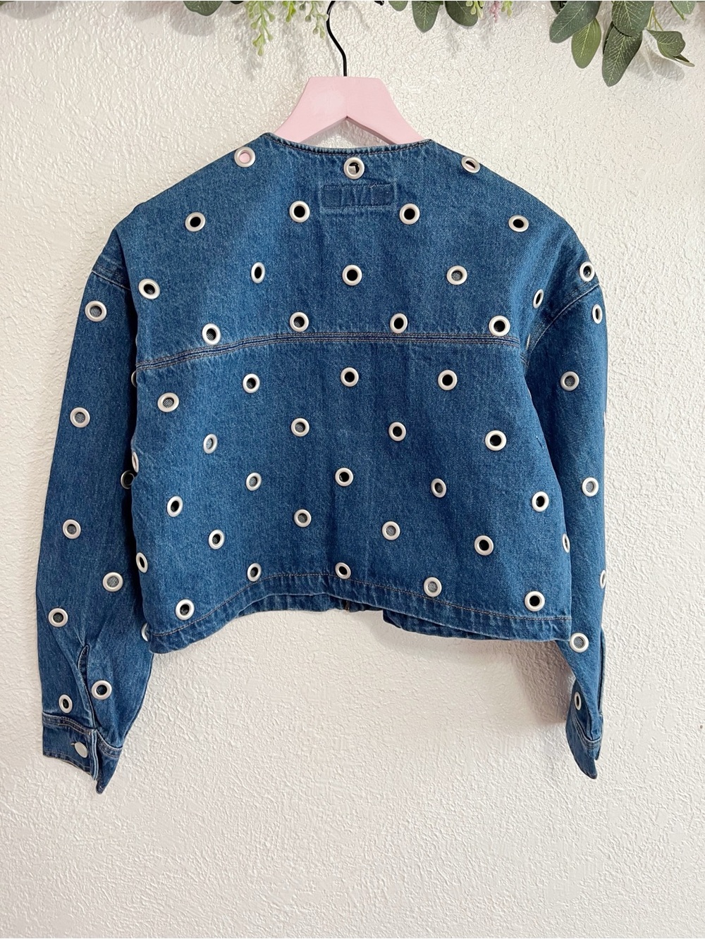NWT Free People Blank NYC Silver Dreams Jacket - Picture 10 of 12